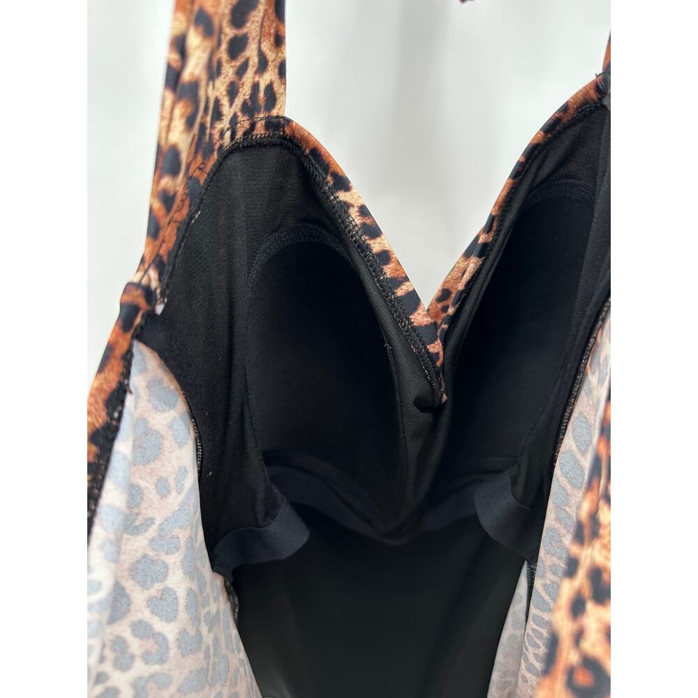 Ruby Ribbon Womens Animal Print Riviera One Piece Swimsuit Size 18 Beach Vaca - Picture 10 of 11